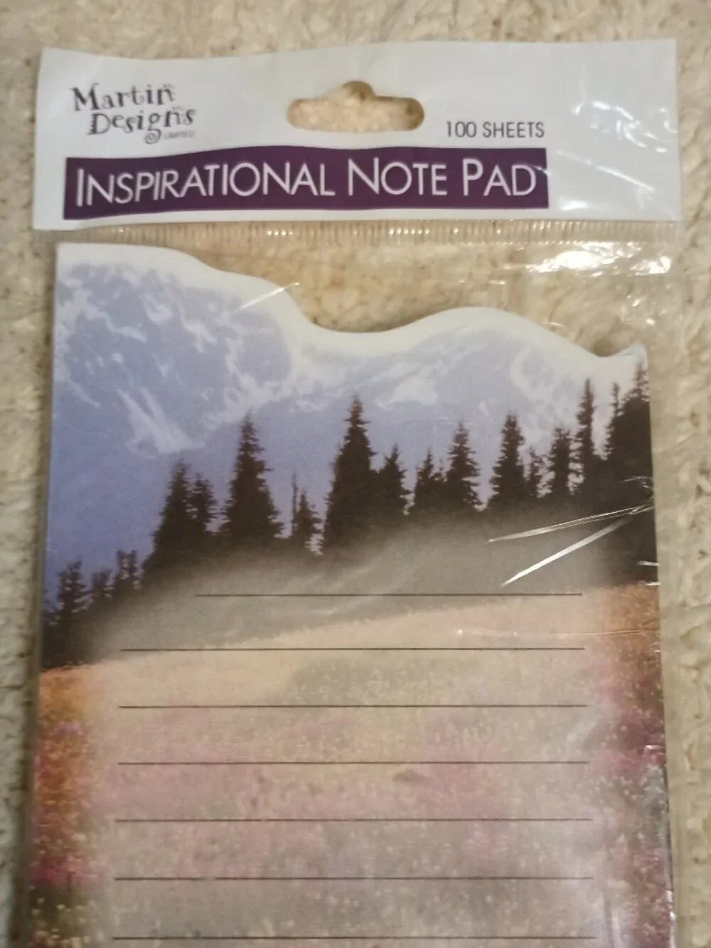 NEW & UNUSED 2003 Martin Designs Inspirational Ecclesiastes 3:1 Note Pad